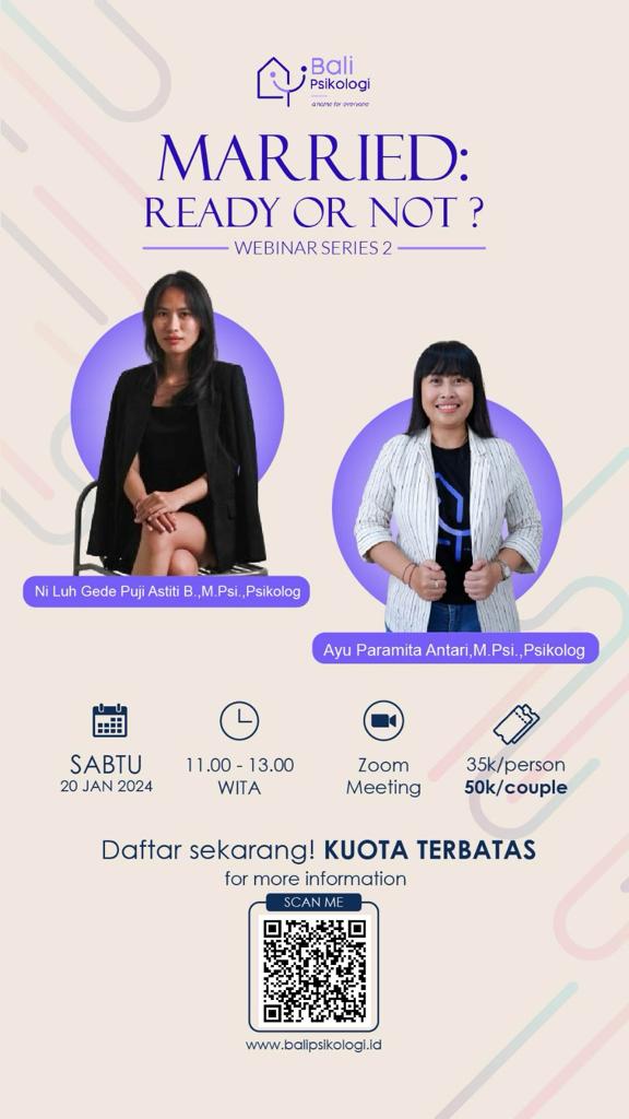 Married Ready or Not by Bali Psikologi